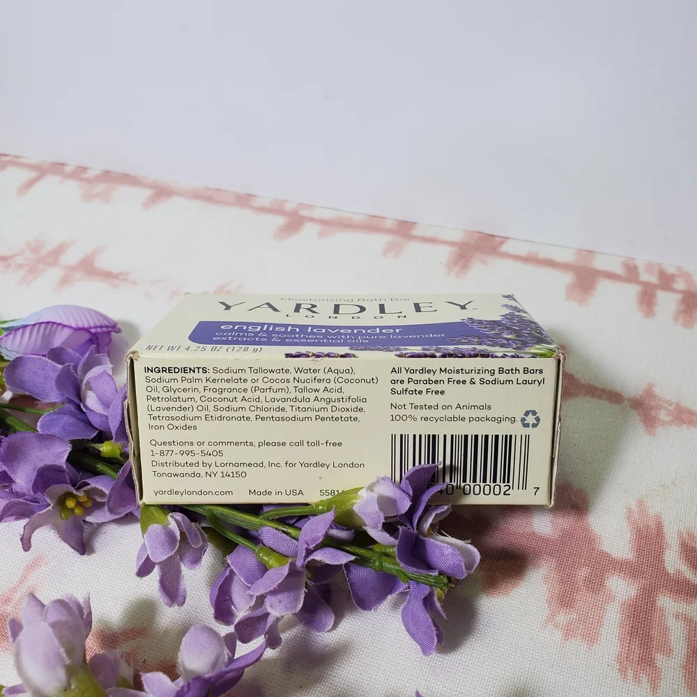 Dr Teals Sleep Soak Lavender Melatonin Skincare Lotion Yardley Bath Bar 4pc Set